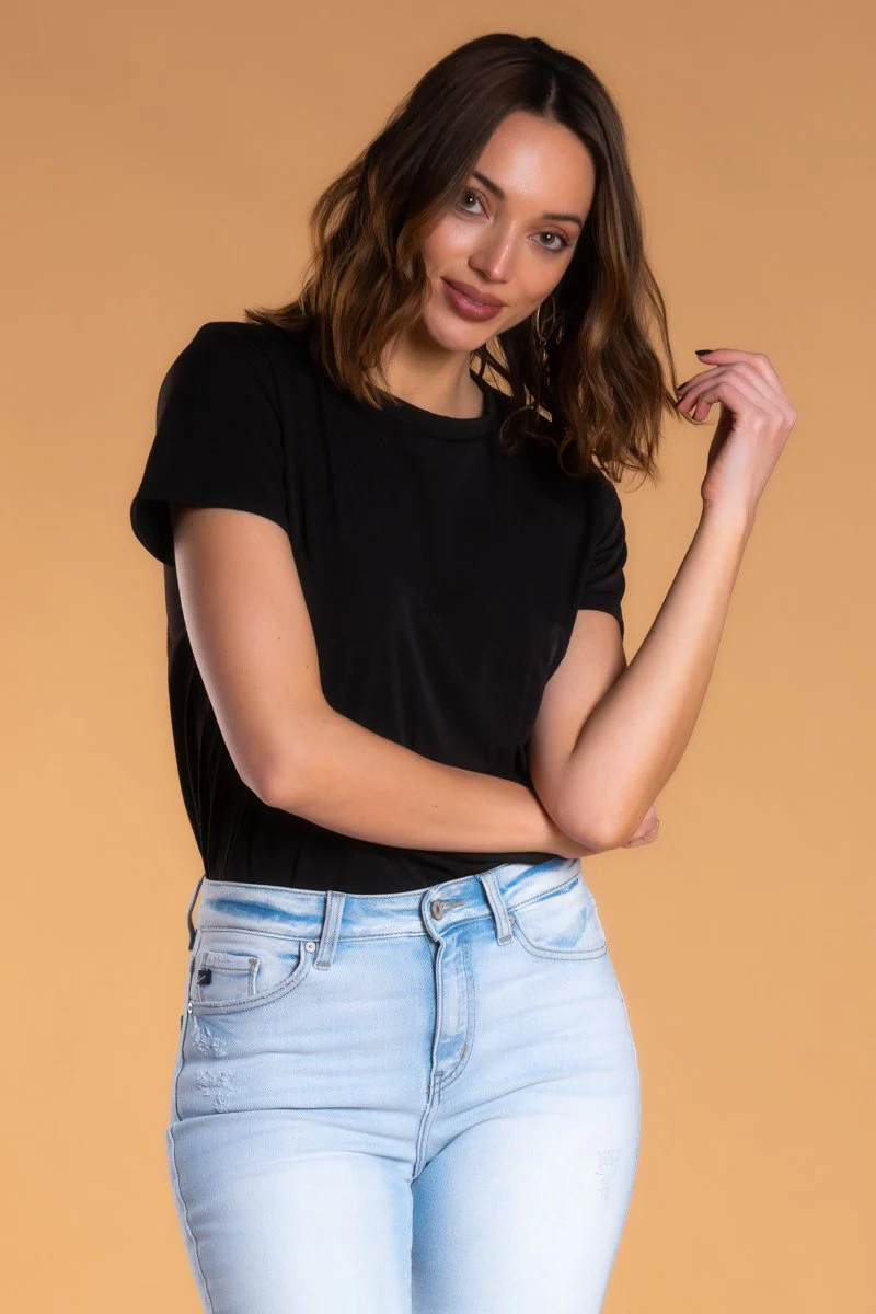 Brigitte Brianna Crew Neck Tee - Image 3
