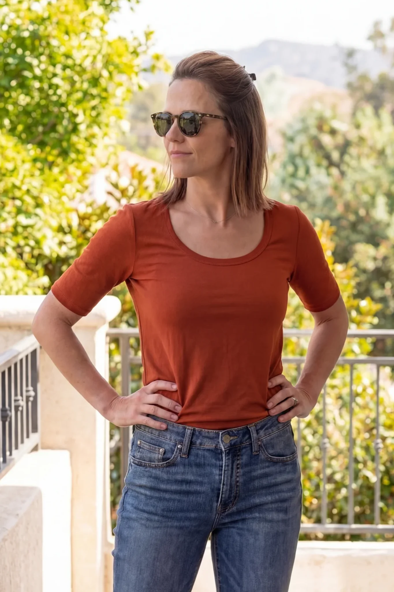 Brigitte Brianna Elbow Tee - Image 6