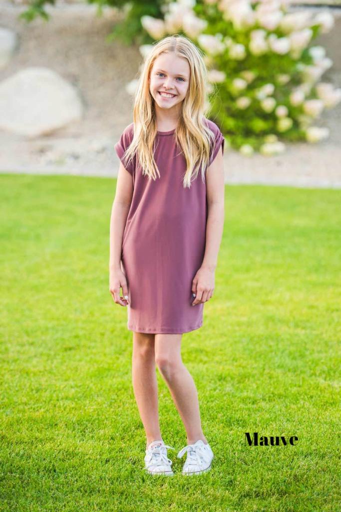 Brigitte Brianna Kids Pocket Tee Dress - Image 4