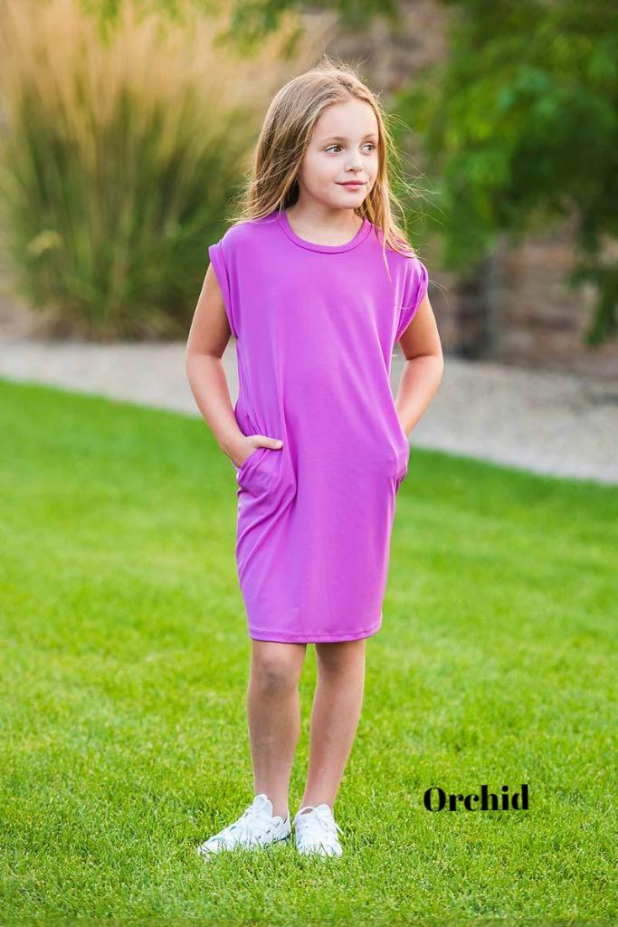 Brigitte Brianna Kids Pocket Tee Dress - Image 5