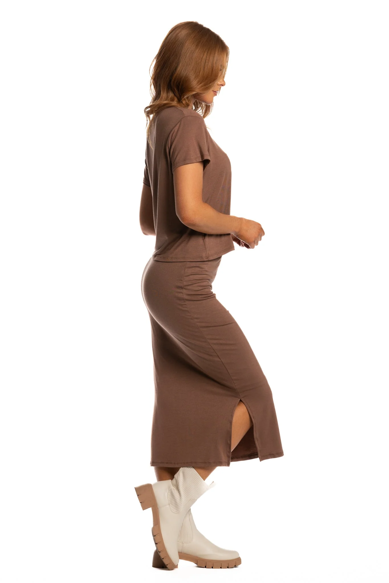 Brigitte Brianna Motion Tee & Runaround Skirt Set - Image 11