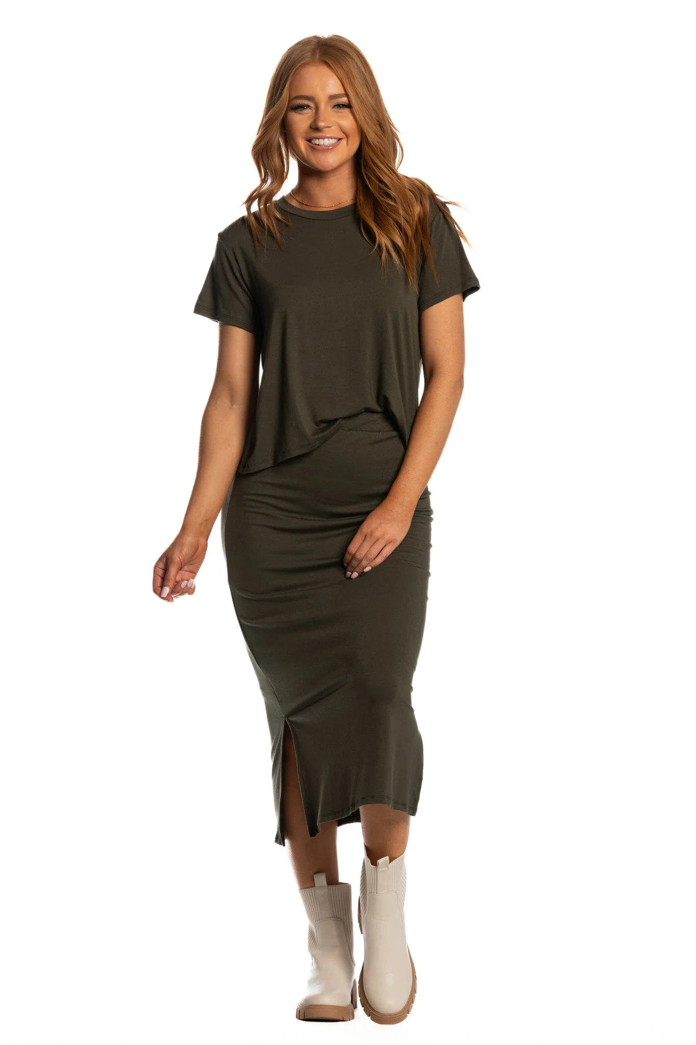 Brigitte Brianna Motion Tee & Runaround Skirt Set - Image 13