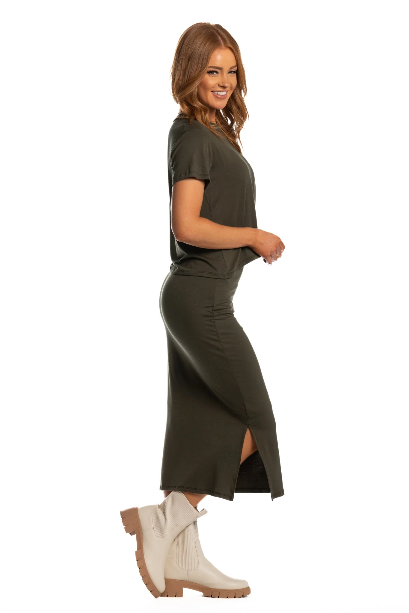 Brigitte Brianna Motion Tee & Runaround Skirt Set - Image 14