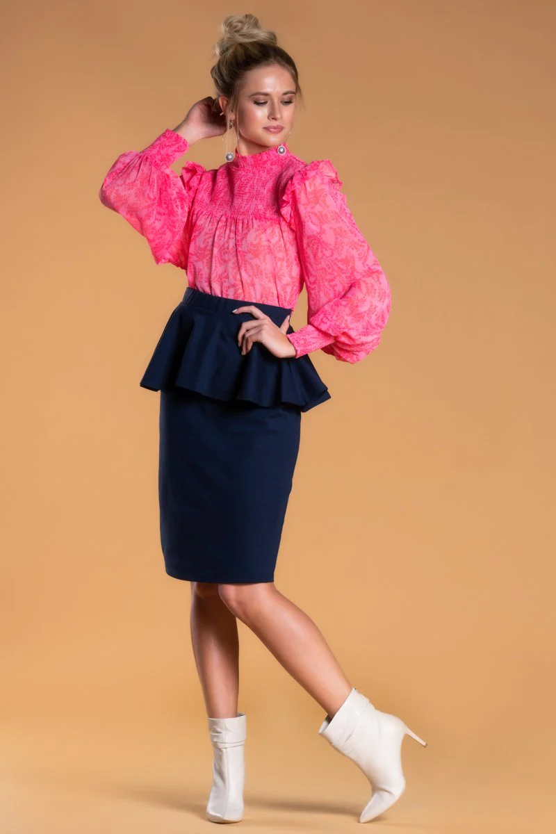 Brigitte Brianna Peplum Party Skirt - Image 3
