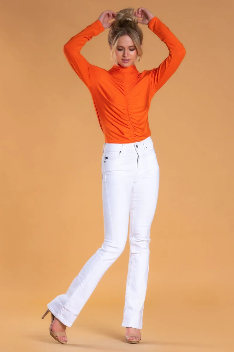 Brigitte Brianna Ruched Turtleneck - Image 3