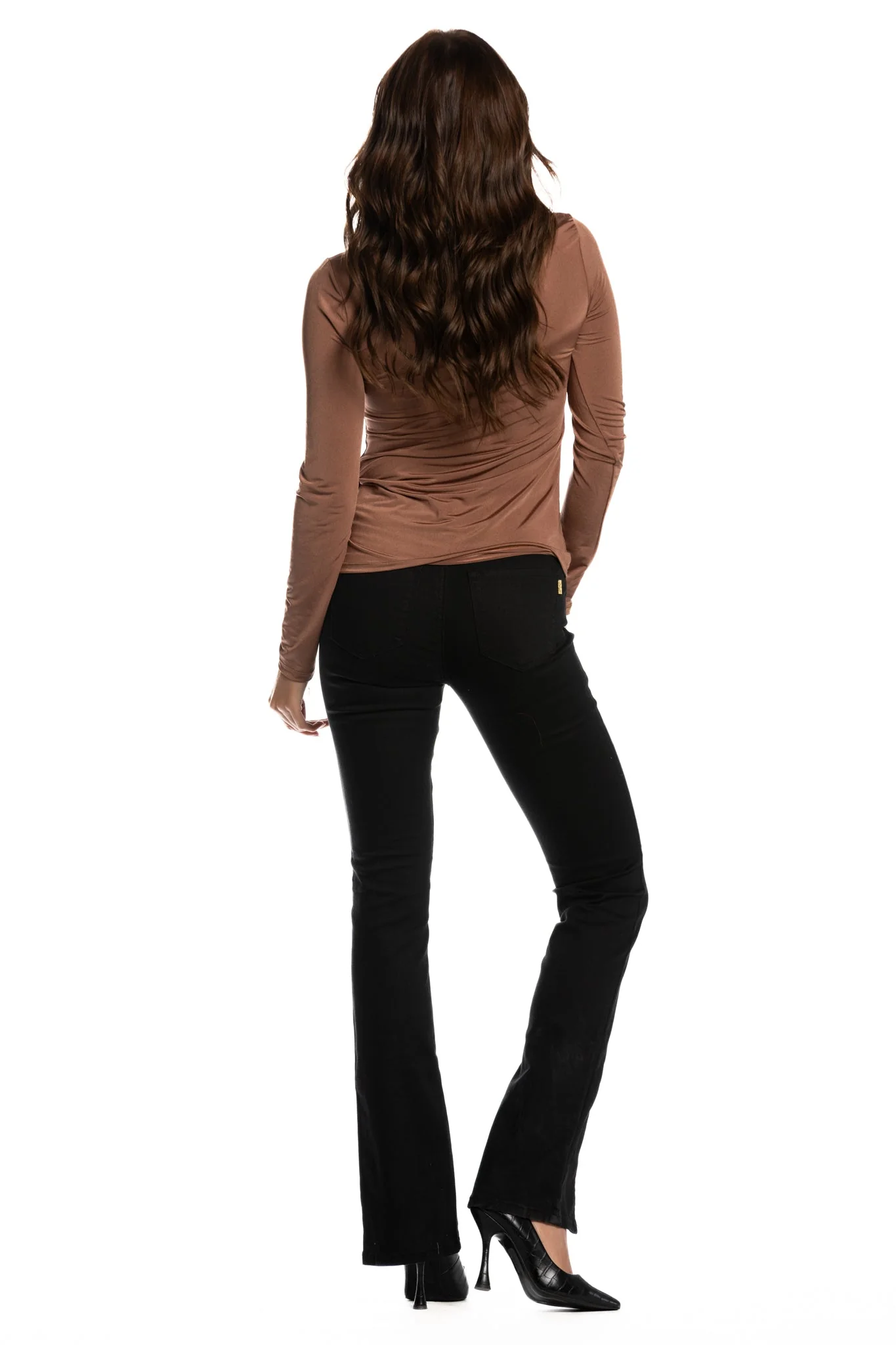 Brigitte Brianna Ruched Turtleneck - Image 8