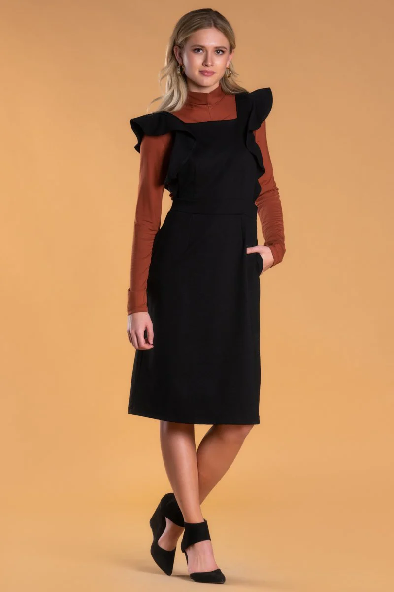 Brigitte Brianna Ruffle Overall Dress - Image 3