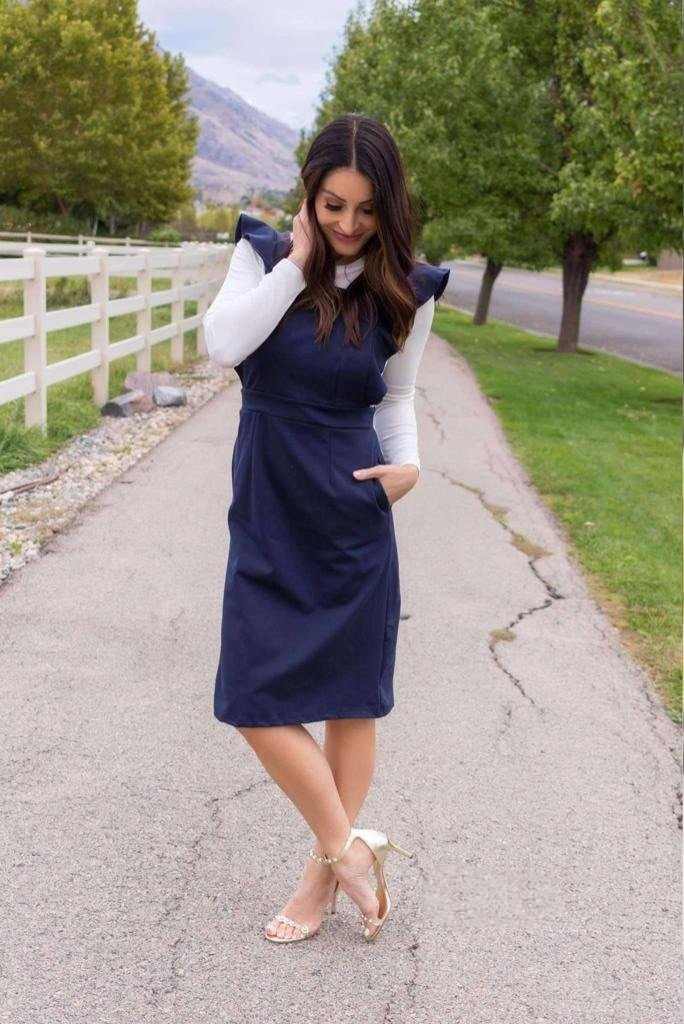 Brigitte Brianna Ruffle Overall Dress - Image 5