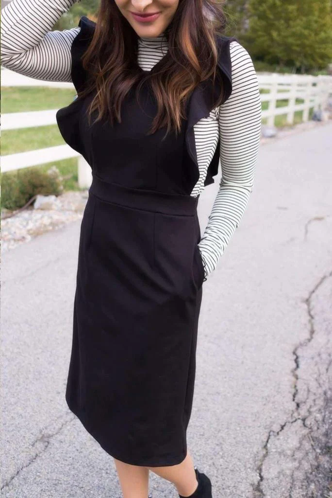 Brigitte Brianna Ruffle Overall Dress - Image 7