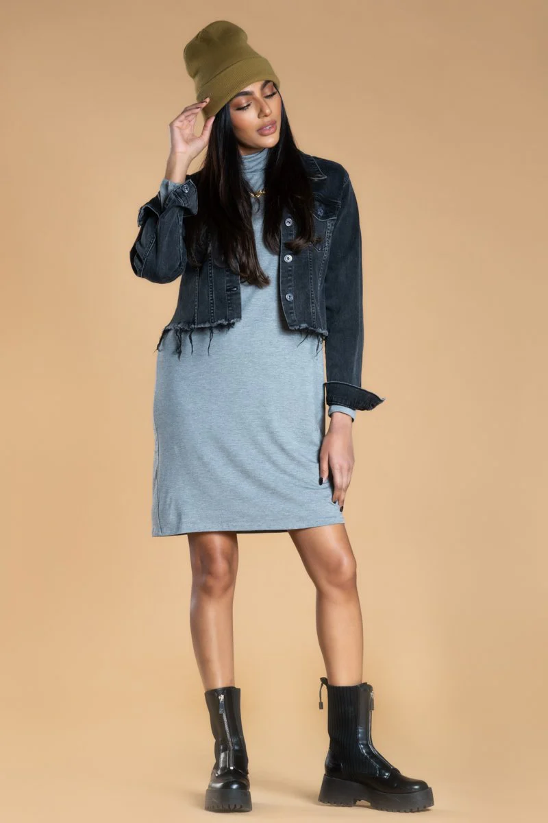 Brigitte Brianna Turtleneck Dress - Image 6