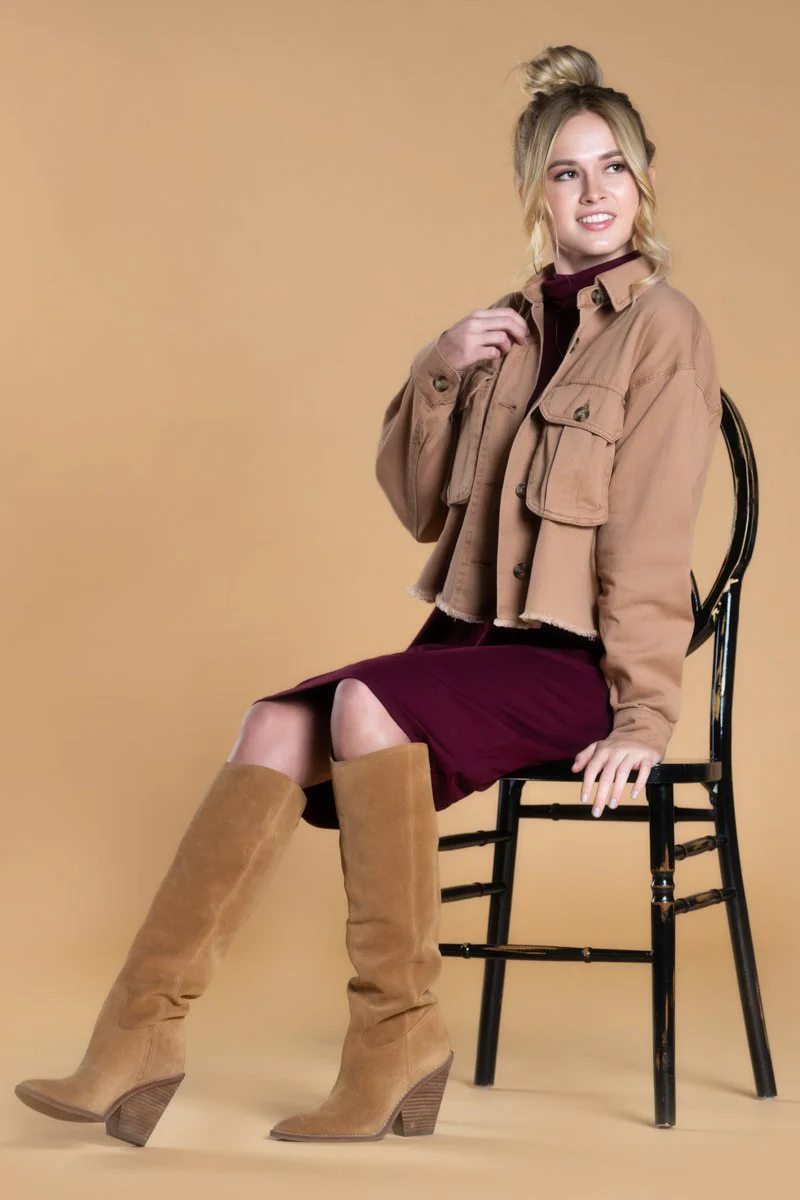 Brigitte Brianna Turtleneck Dress - Image 7