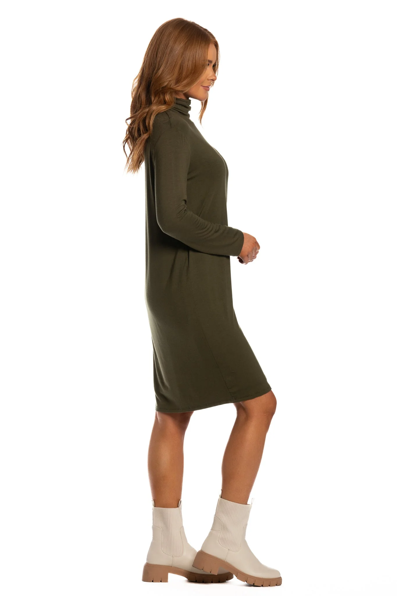 Brigitte Brianna Turtleneck Dress - Image 9