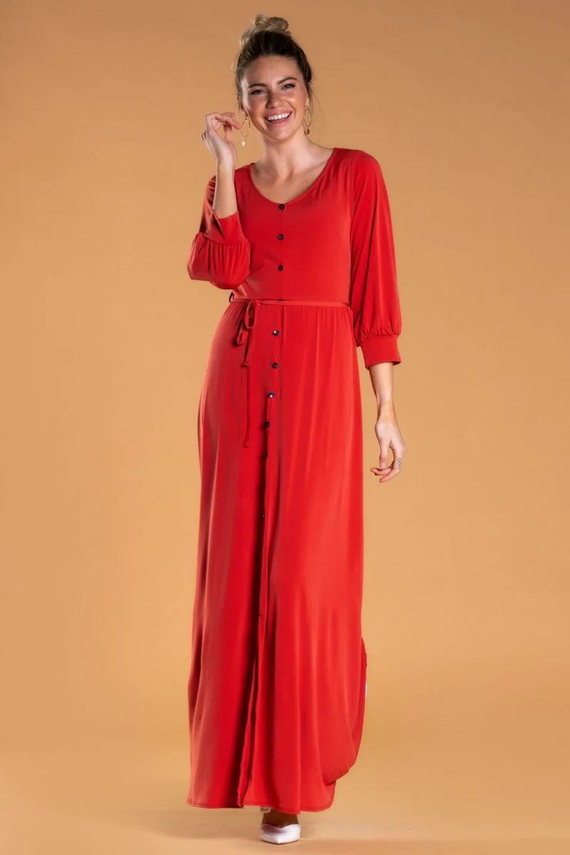 Brigitte Brianna V-Neck Maxi Dress - Image 23