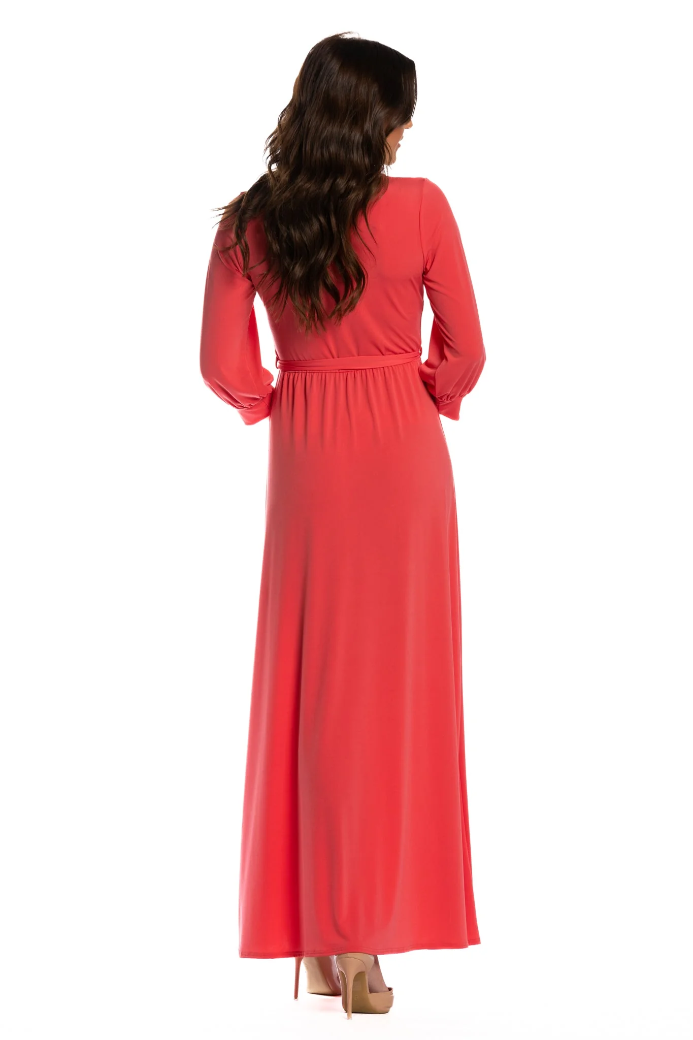 Brigitte Brianna V-Neck Maxi Dress - Image 8