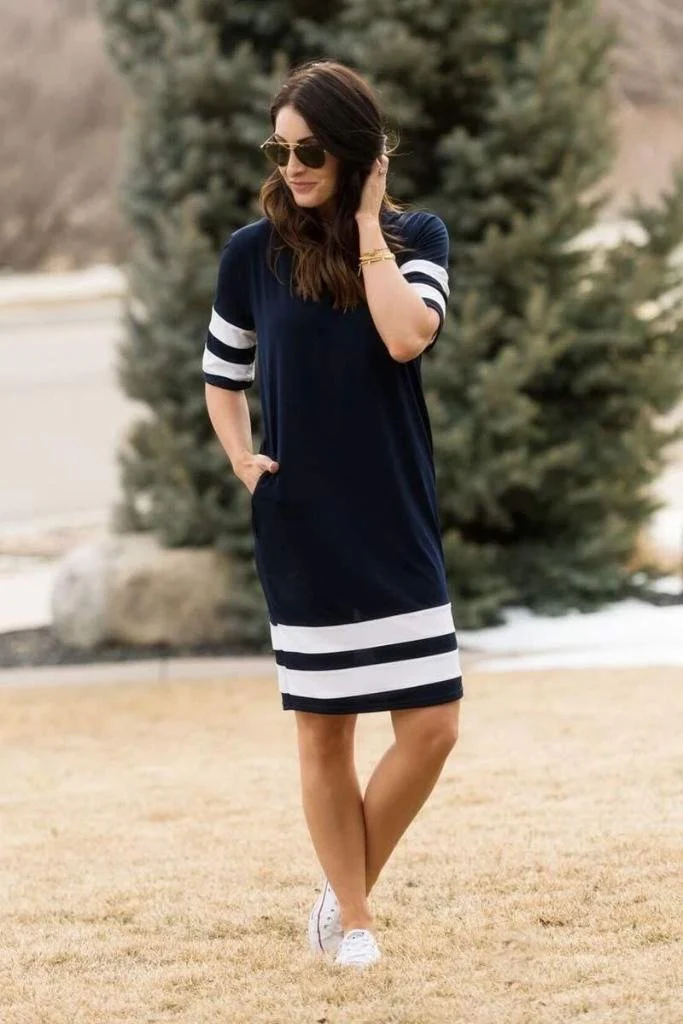Brigitte Brianna Varsity Dress - Image 4