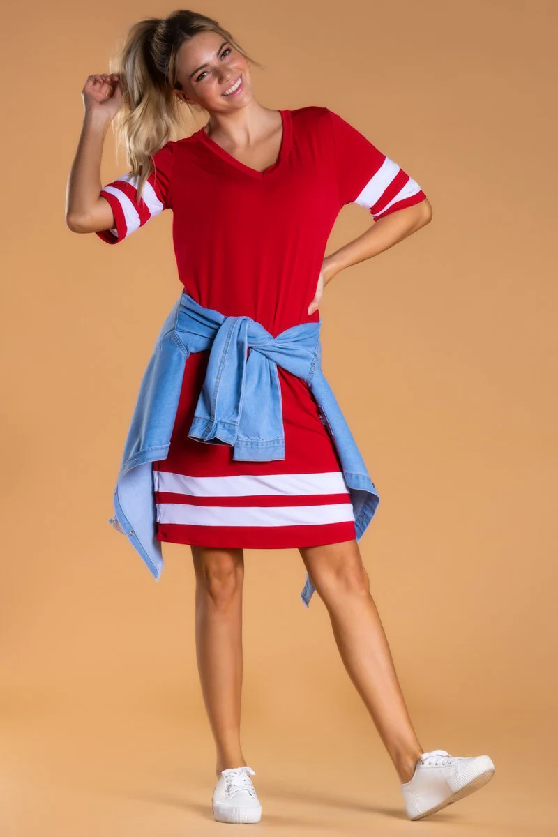 Brigitte Brianna Varsity Dress - Image 6