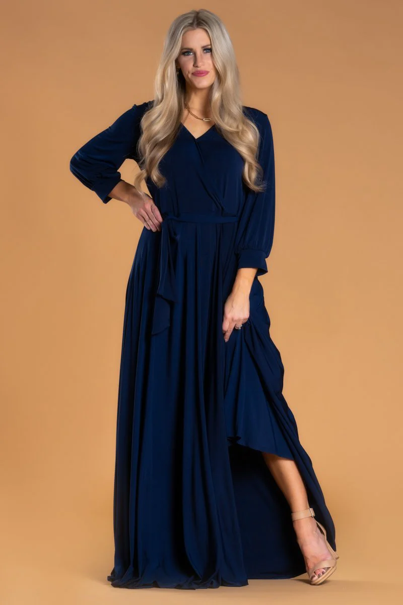Brigitte Brianna Wrap Maxi Dress - Image 5
